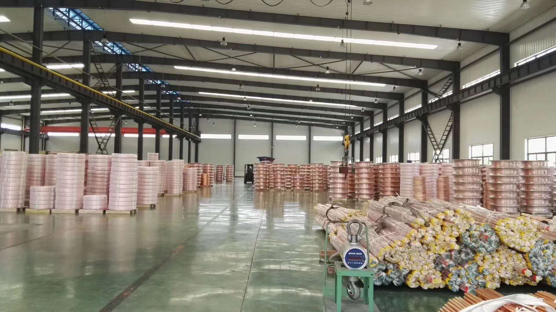 銅管生產(chǎn)現(xiàn)場-倉庫一角