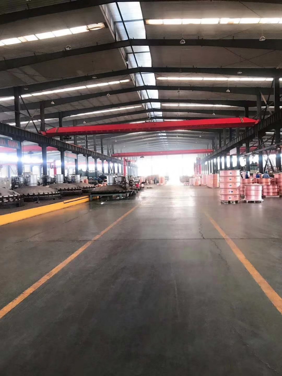 銅管生產(chǎn)現(xiàn)場-盤管退火、包裝區(qū)