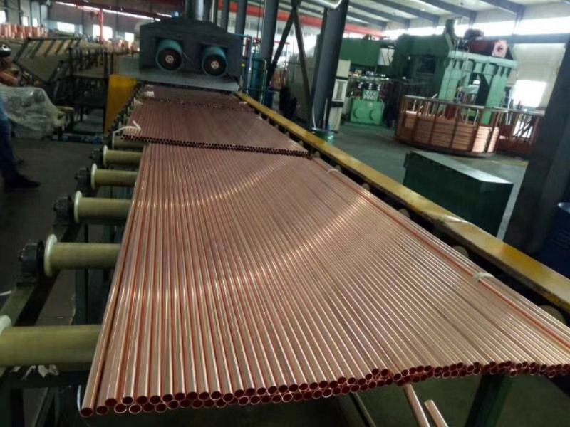 銅管生產(chǎn)現(xiàn)場-大口徑直管下料機